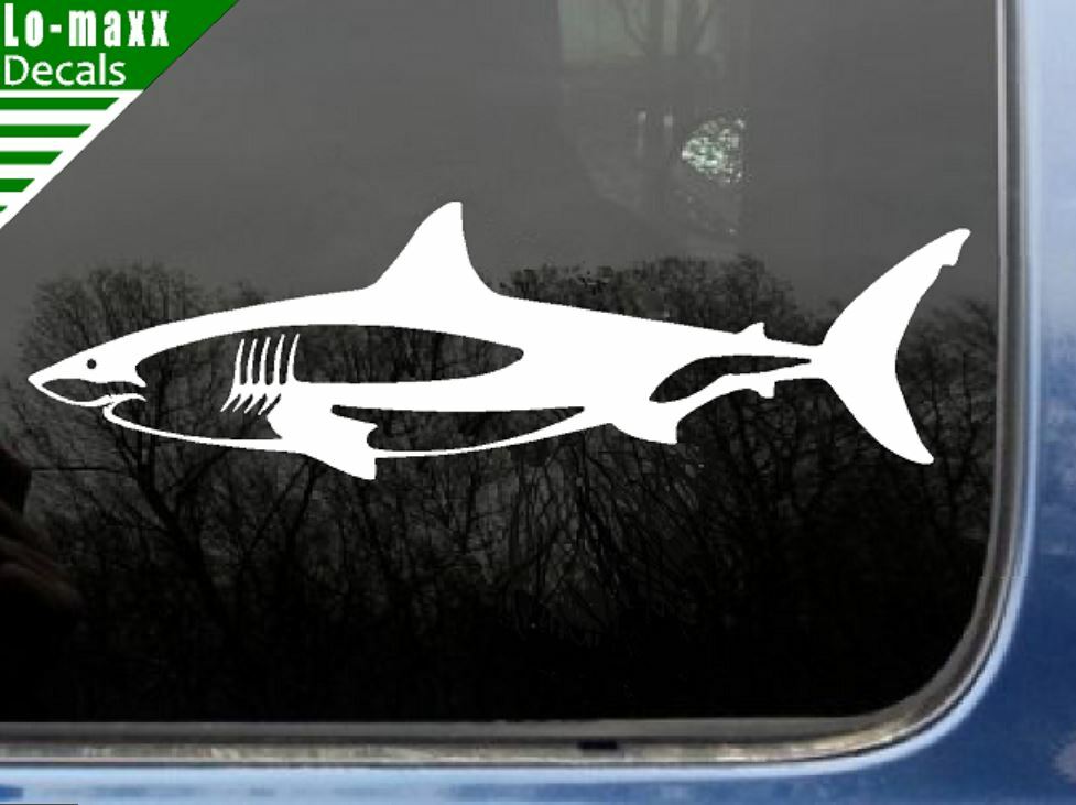 Shark Unique Custom Graphic Design Durable High Performance Die Cut Vinyl Decal