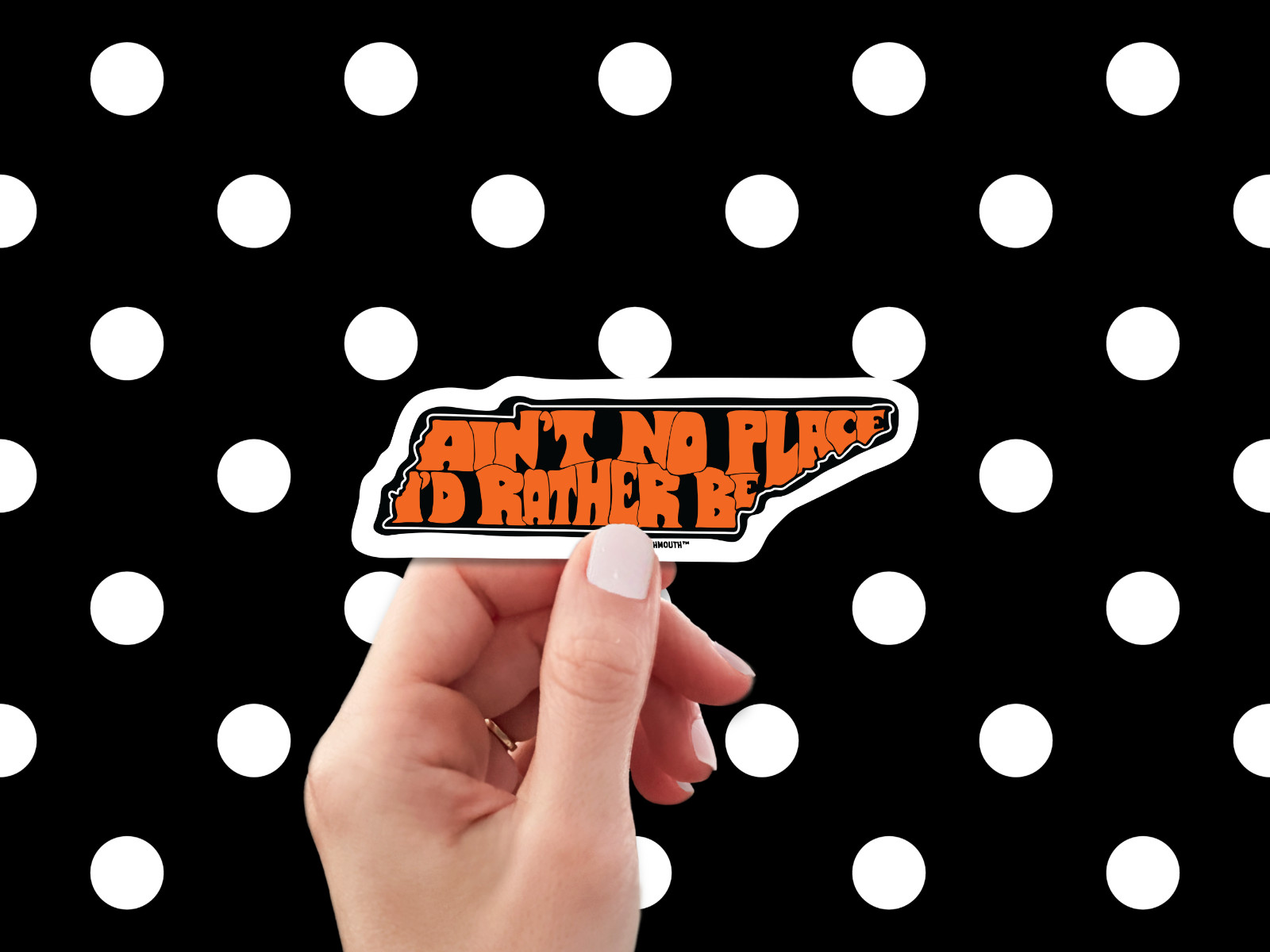 TENNESSEE AIN'T NO PLACE I'D RATHER BE BUMPER STICKER LAPTOP TRAVEL DECAL