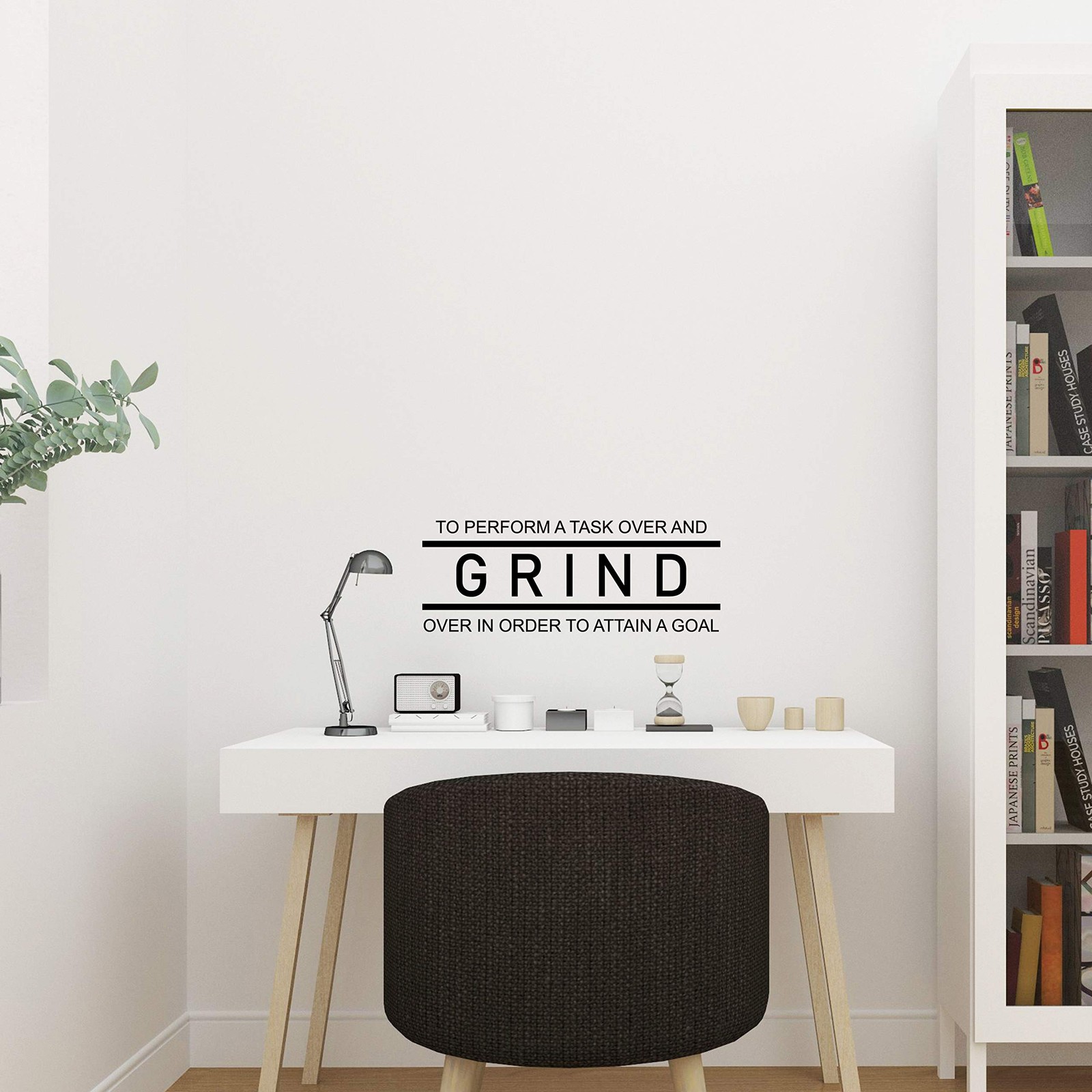 Grind Inspirational Wall Decal Sticker Motivational Office Decor Quote Inspir…