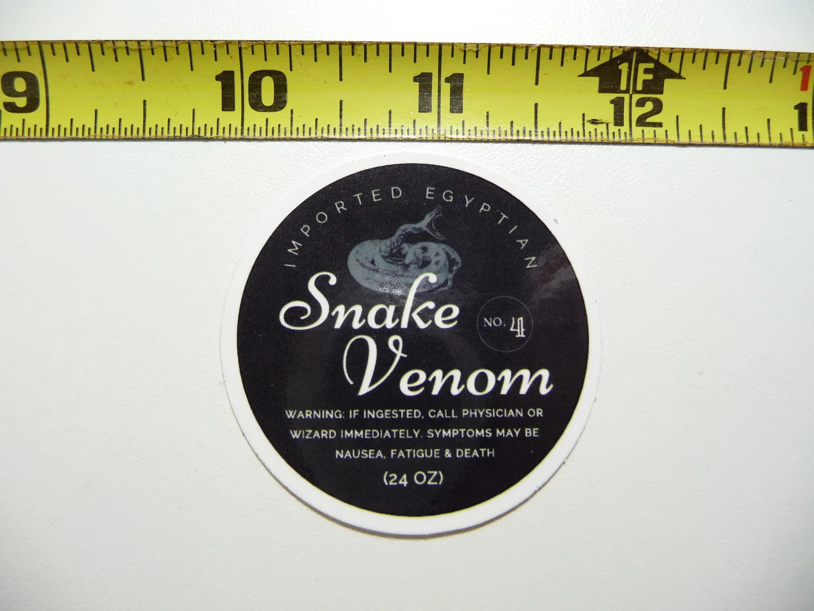 EGYPTIAN SNAKE VENOM #4 SMALL STICKER DECAL WITCHCRAFT POTION SPELL WITCH GOTH