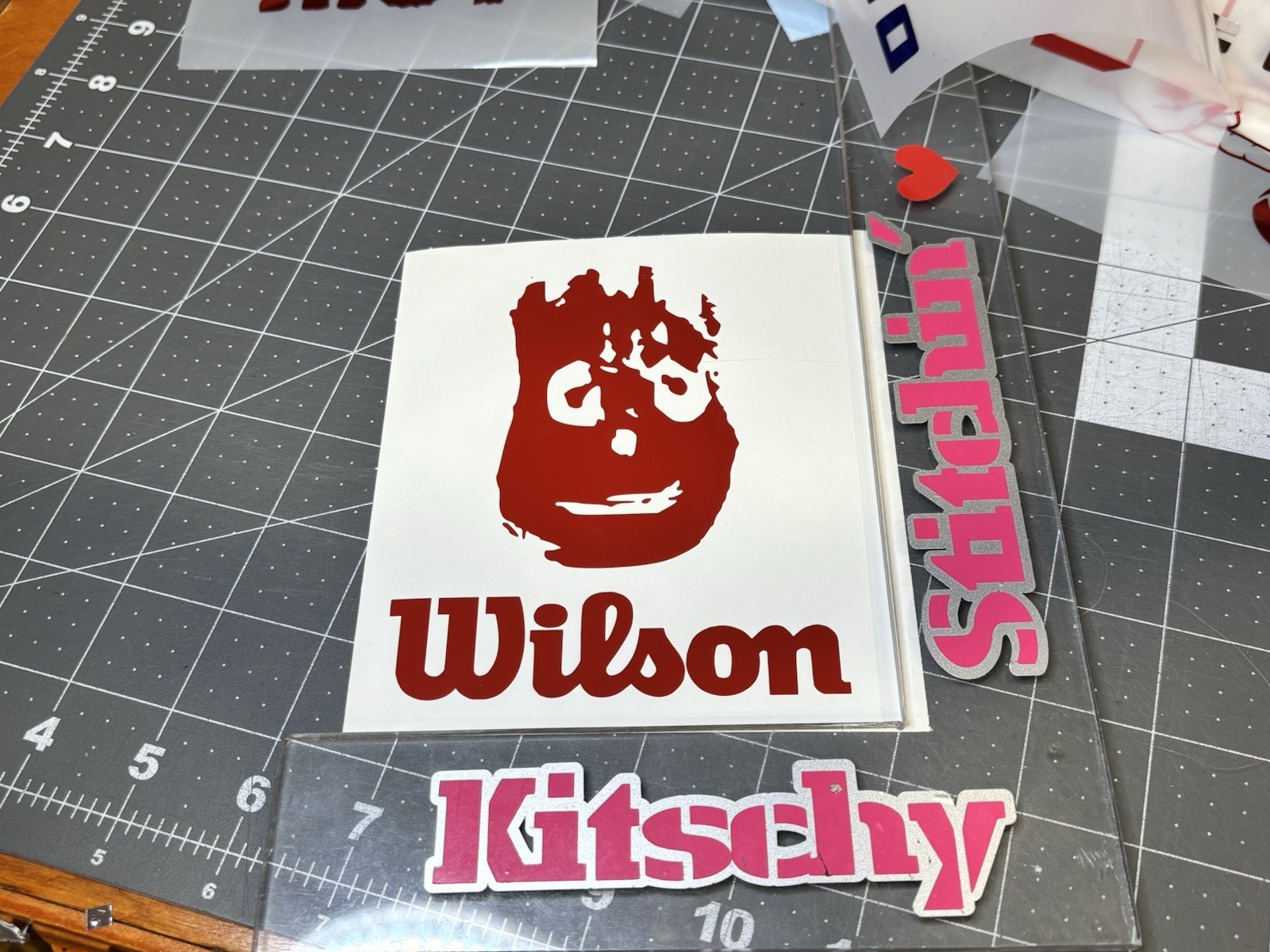 Castaway Wilson Handprint Die Cut Vinyl Decal Sporting Goods Funny Movie Sticker