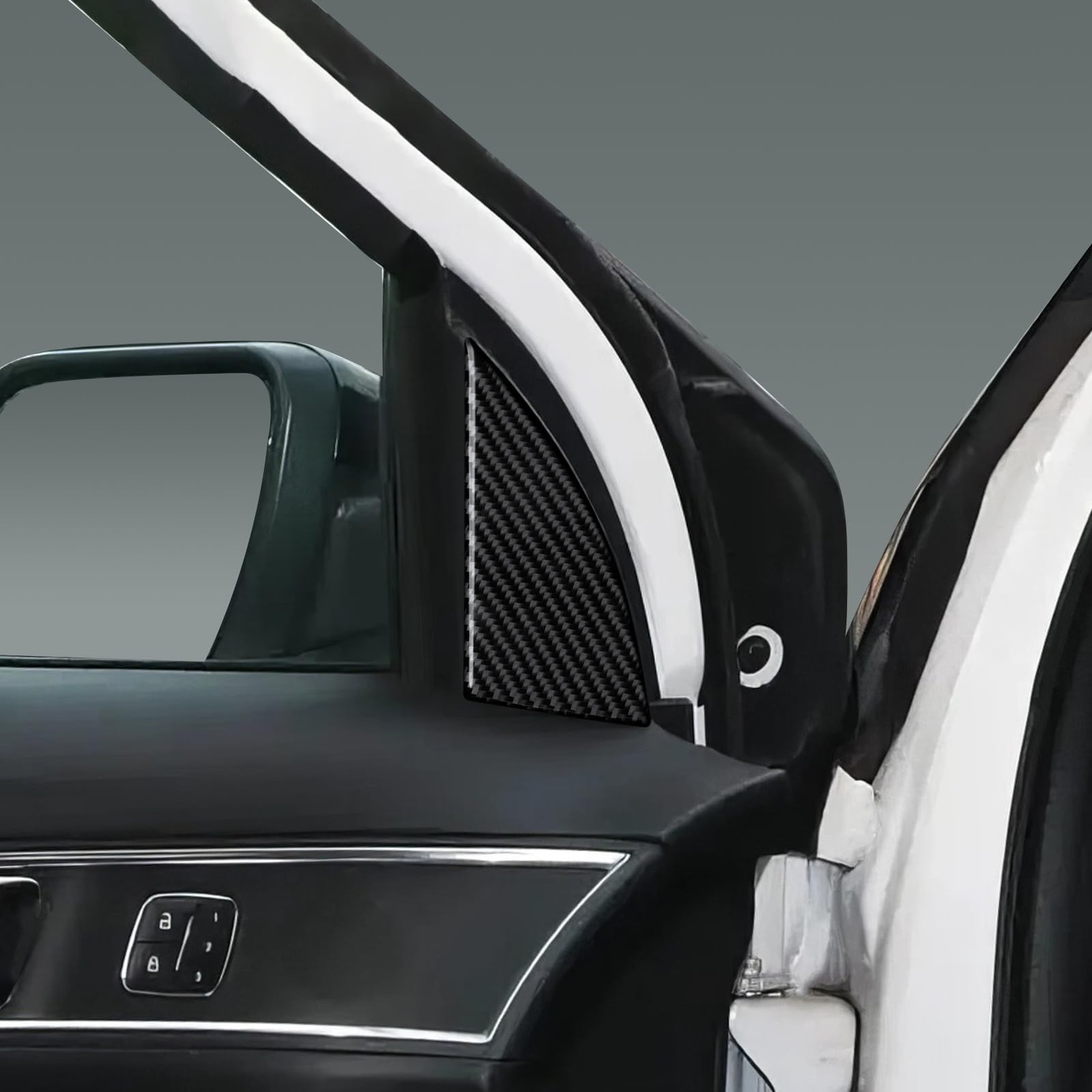 Carbon Fiber Door Decoration Sticker for Ford Explorer Sport 20102019
