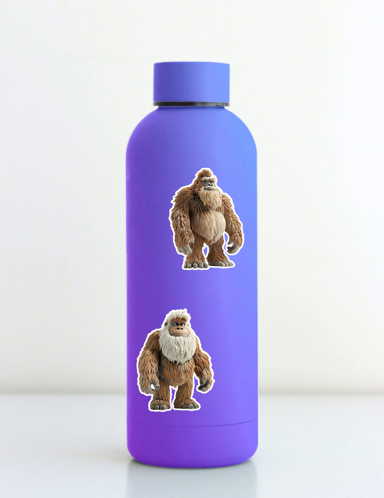 Bigfoot Die Cut Vinyl Stickers Set Notebook Laptop Waterbottle