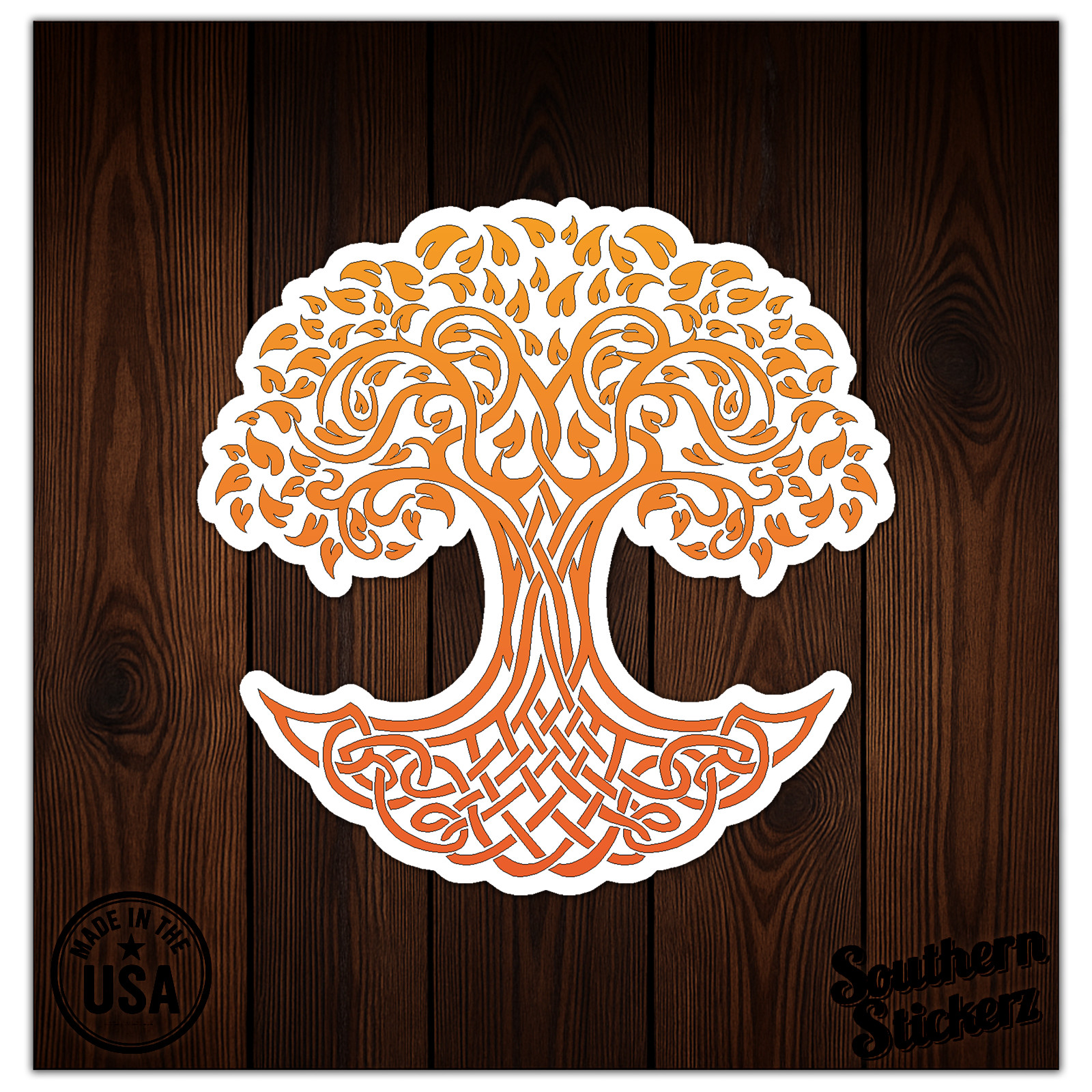 Celtic Knot Tree – Vinyl Decal Sticker – Car Window Laptop – ebn8035