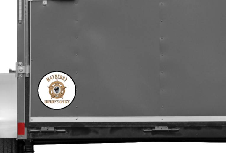 Andy Griffith Show – Sheriff's Office – 4" Vinyl Decal Car Cooler Laptop Smoker