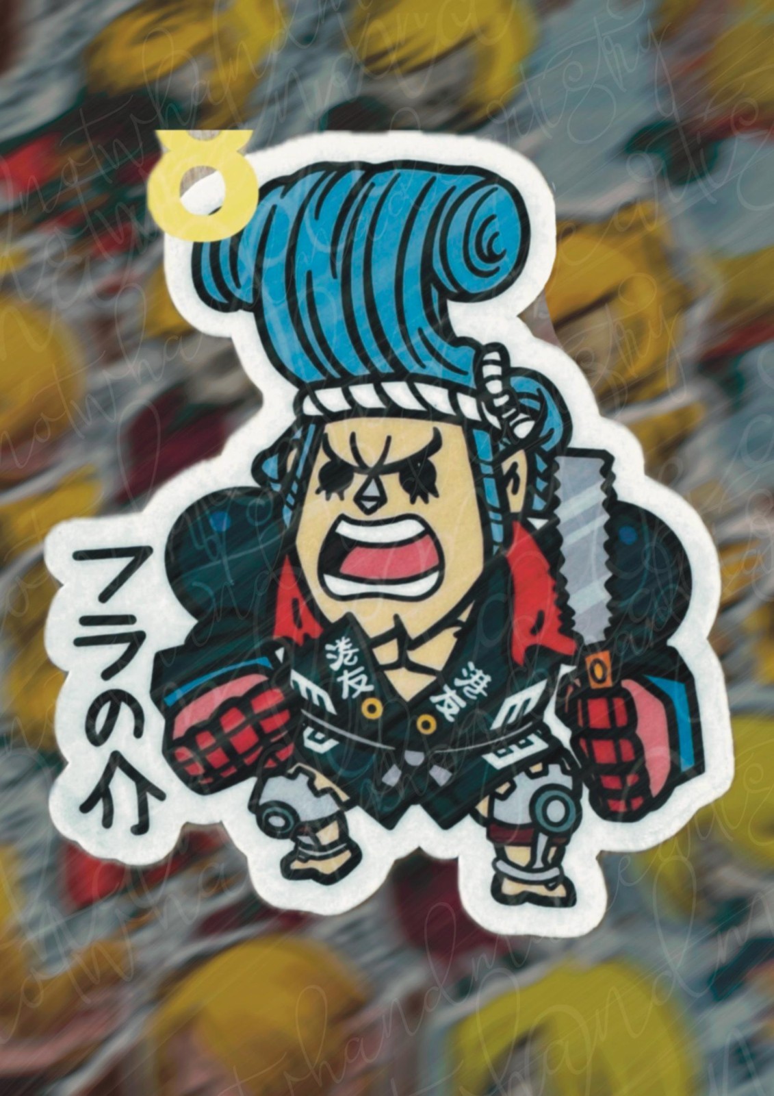 One Piece Frankie Weatherproof Stickers