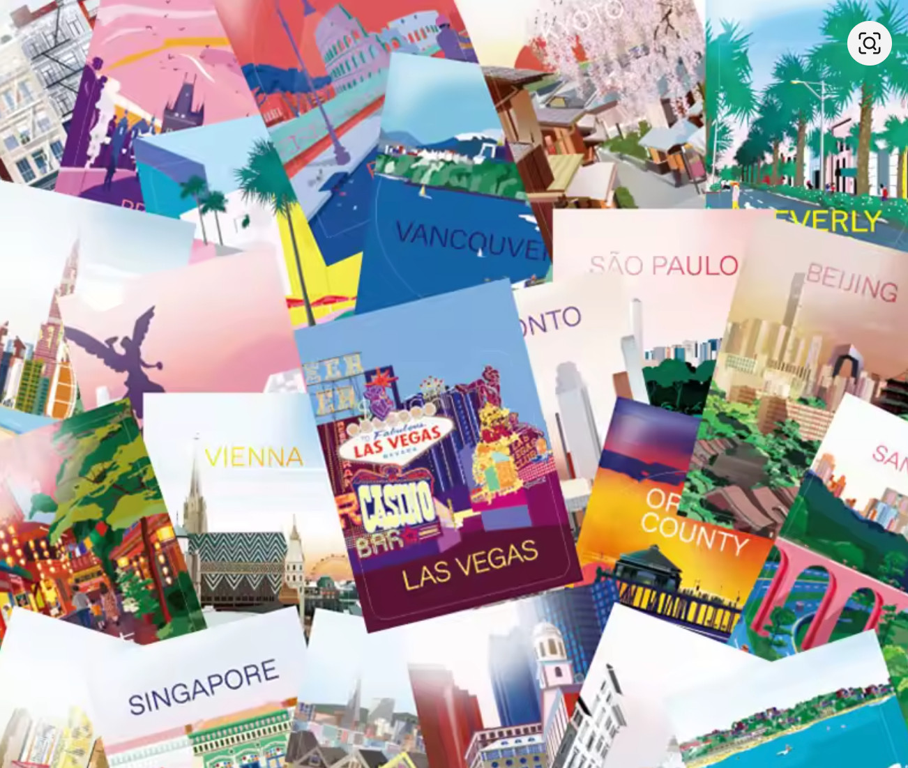 🌍 RIMOWA City Stickers – Collection 1