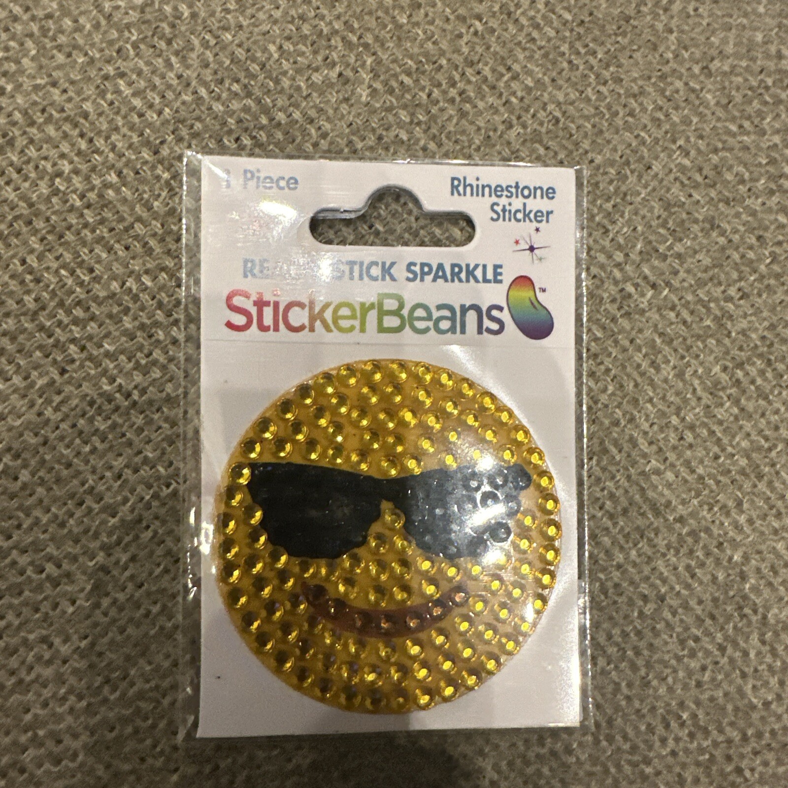 NEW StickerBeans Smiley Sunglasses 2” Sticker