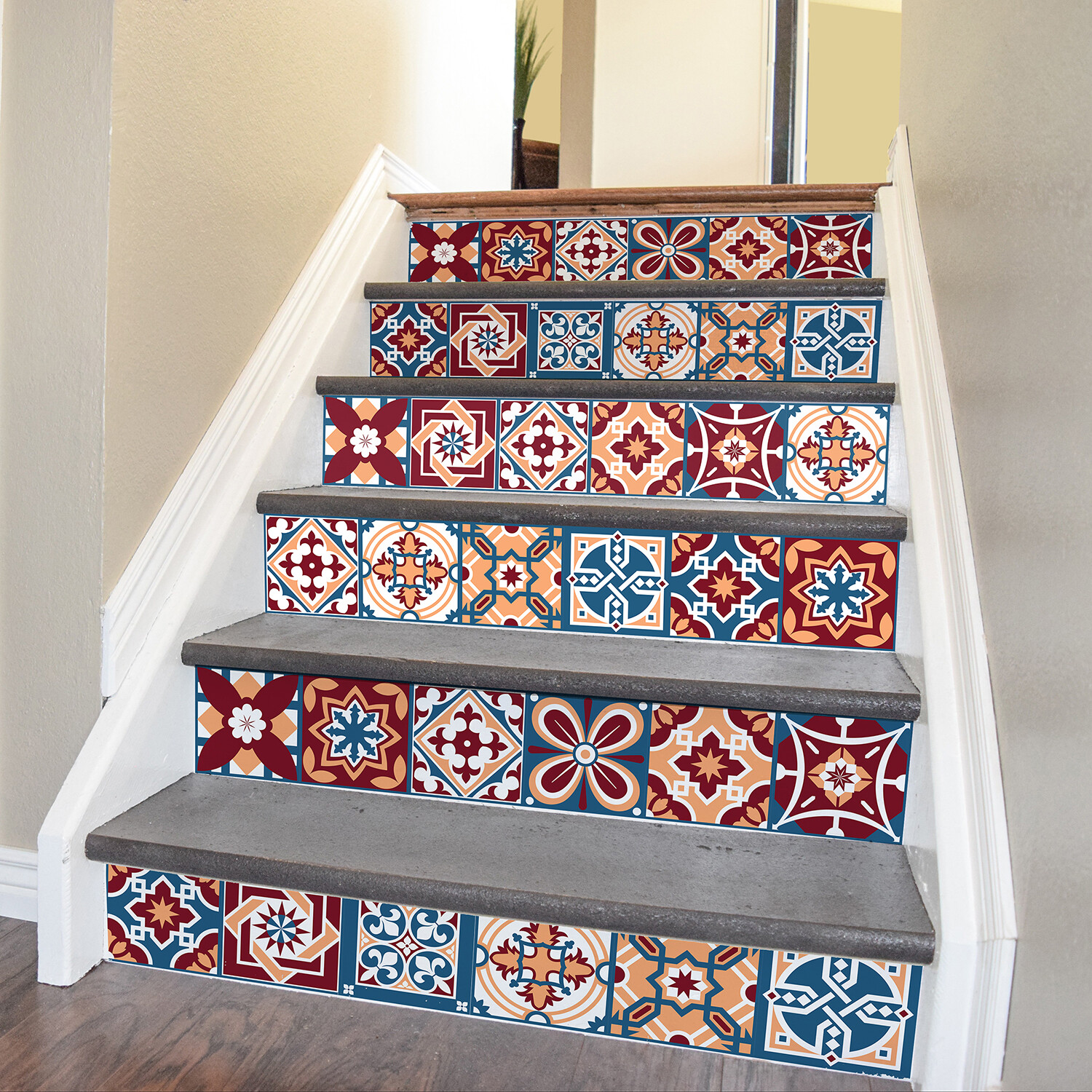 24pcs 6"x6" Westminster Peel and Stick Tiles Sticker Backsplash Mosaic Decals