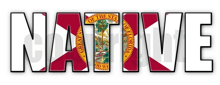 Florida Native Flag Stickers Florida Flag Decals Florida Flag Stickers