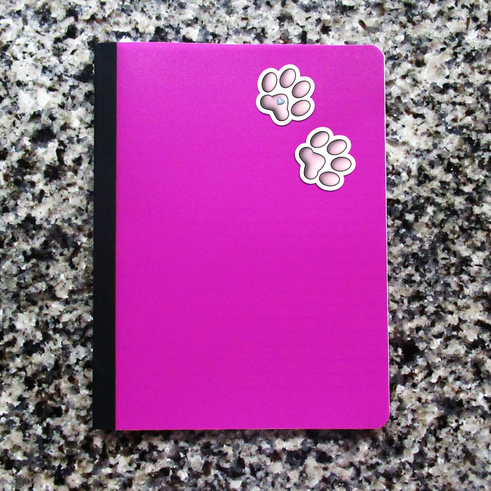Cat Paw Print Vinyl Stickers Die Cut Laptops Water Bottles Car Bumper Phone