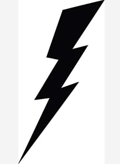 Lightning Bolt Sticker Decal *Multiple Sizes*FREE SHIP!