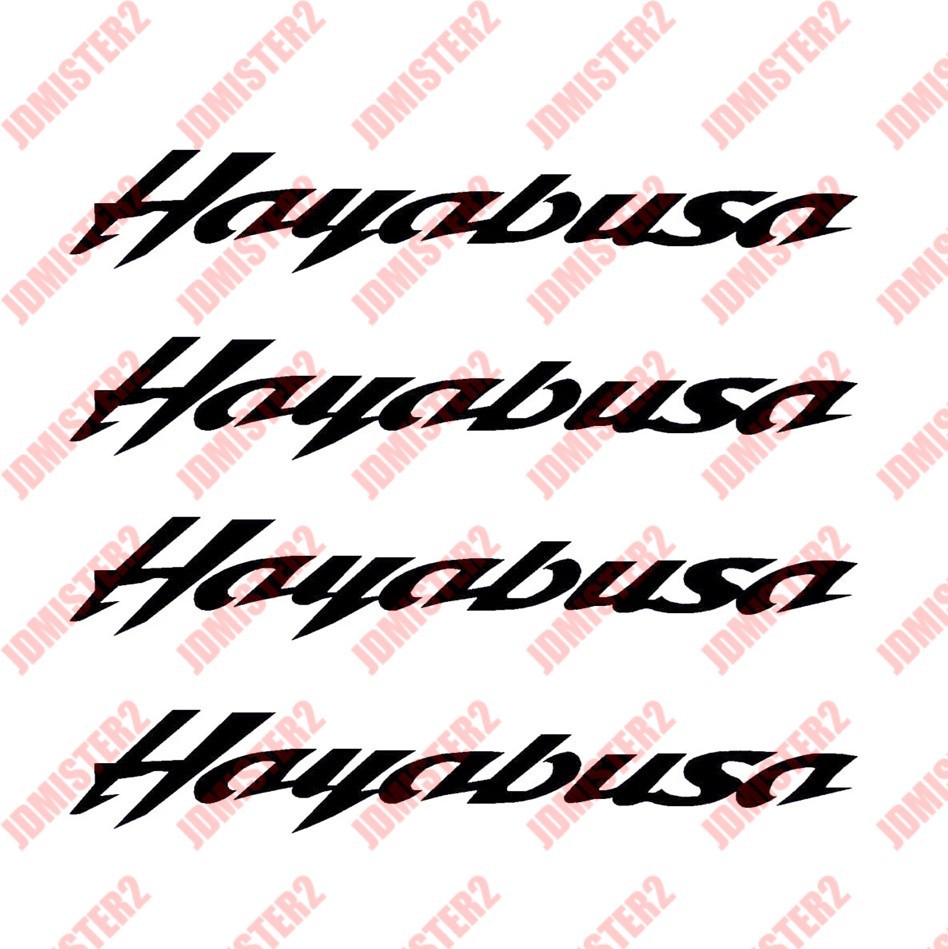 Hayabusa Decal Suzuki Hayabusa Sticker Motorcycle Fairing Decal – Any Size