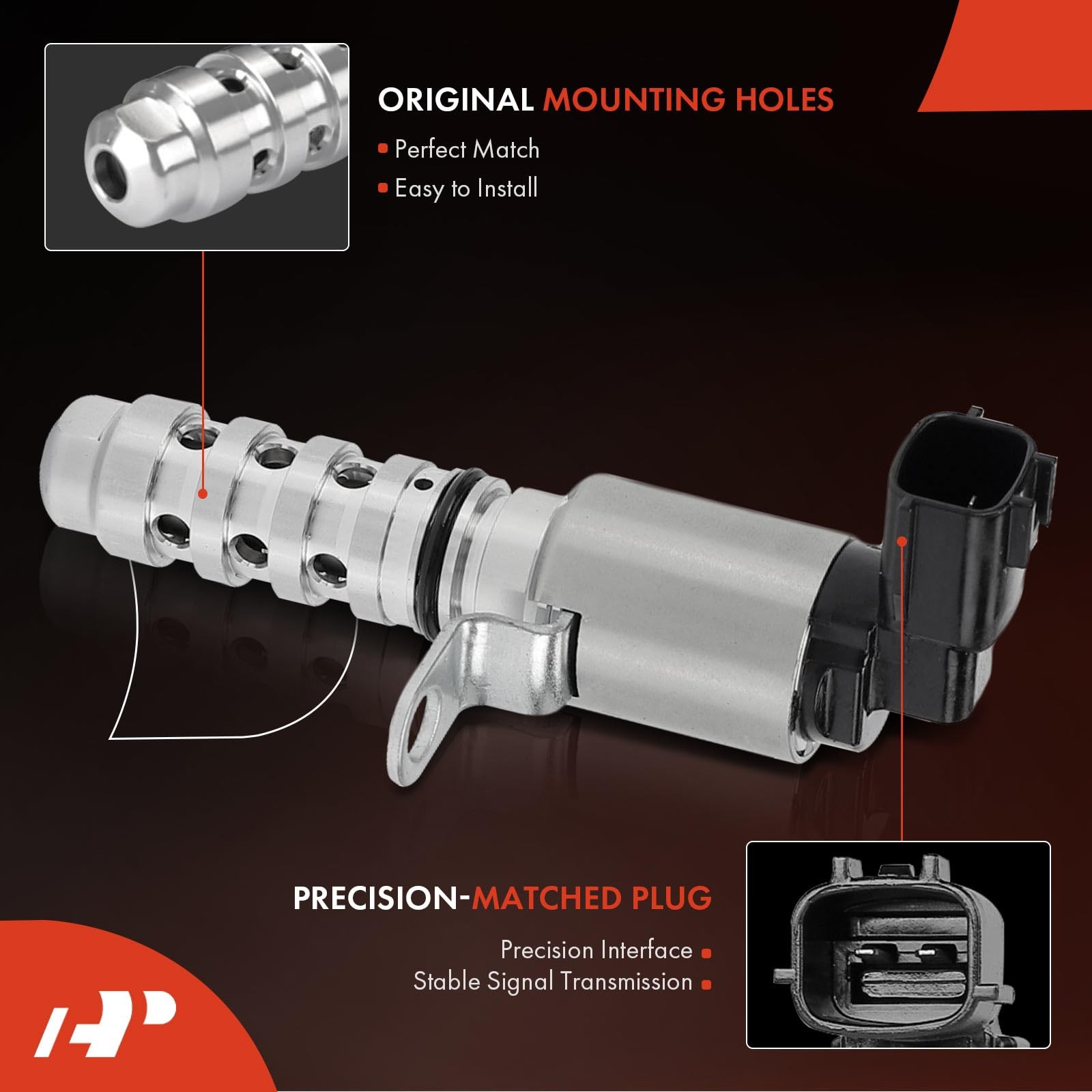 A-Premium Engine Variable Valve Timing (VVT) Solenoid Compatible 1.33 inches