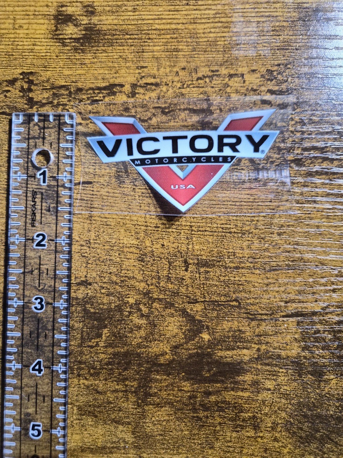 VICTORY MOTORCYCLES USA V UV DTF Decal Sticker Waterproof USA NOT VINYL