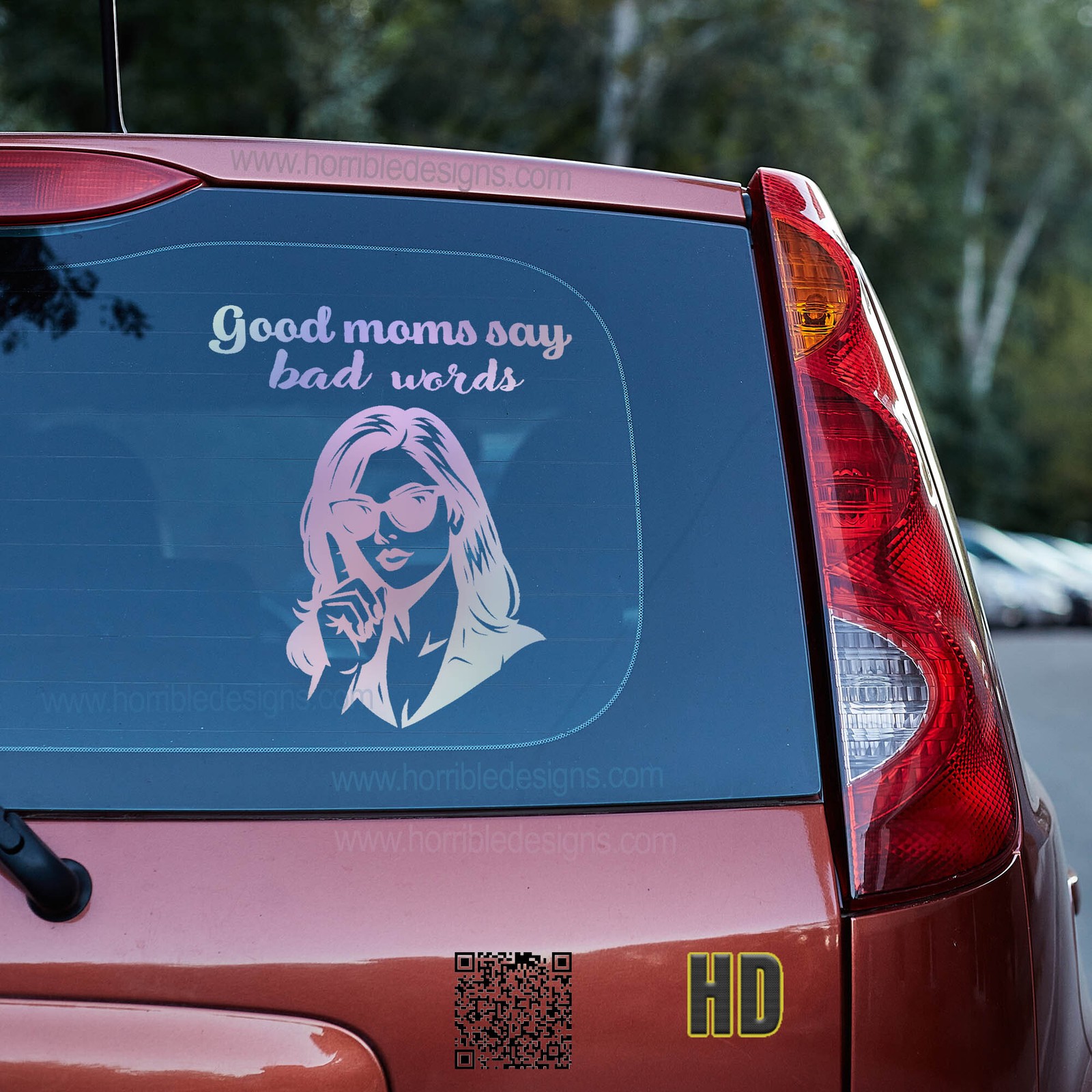 Good moms say bad words Vinyl decal
