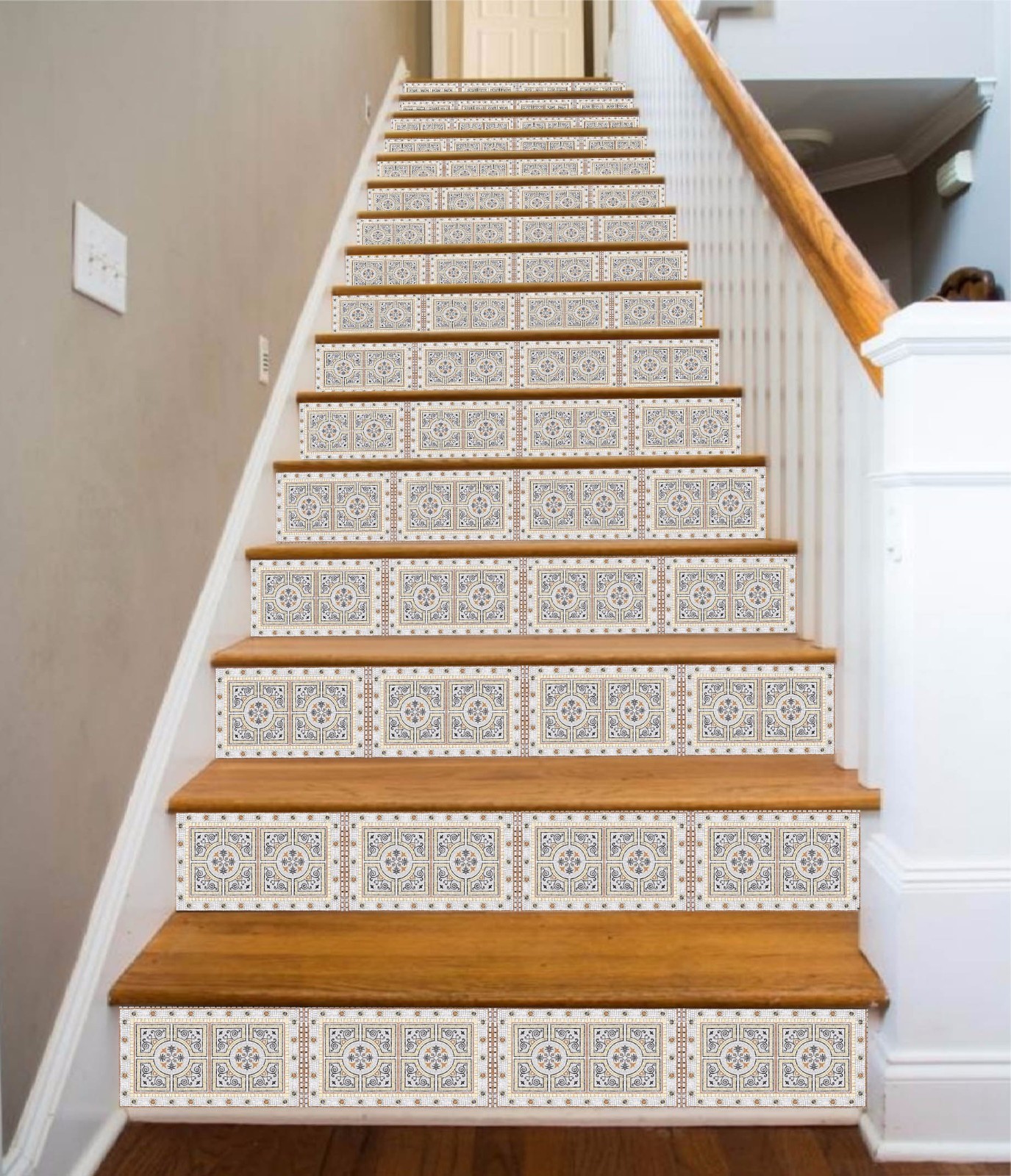 3D Slices Pattern 673 Stair Risers Decoration Photo Mural Vinyl Decal Wallpaper