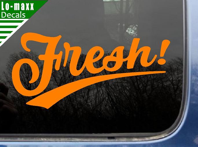 Fresh! Car Truck SUV Various Sizes & Colors Superior Quality Die Cut Vinyl Decal