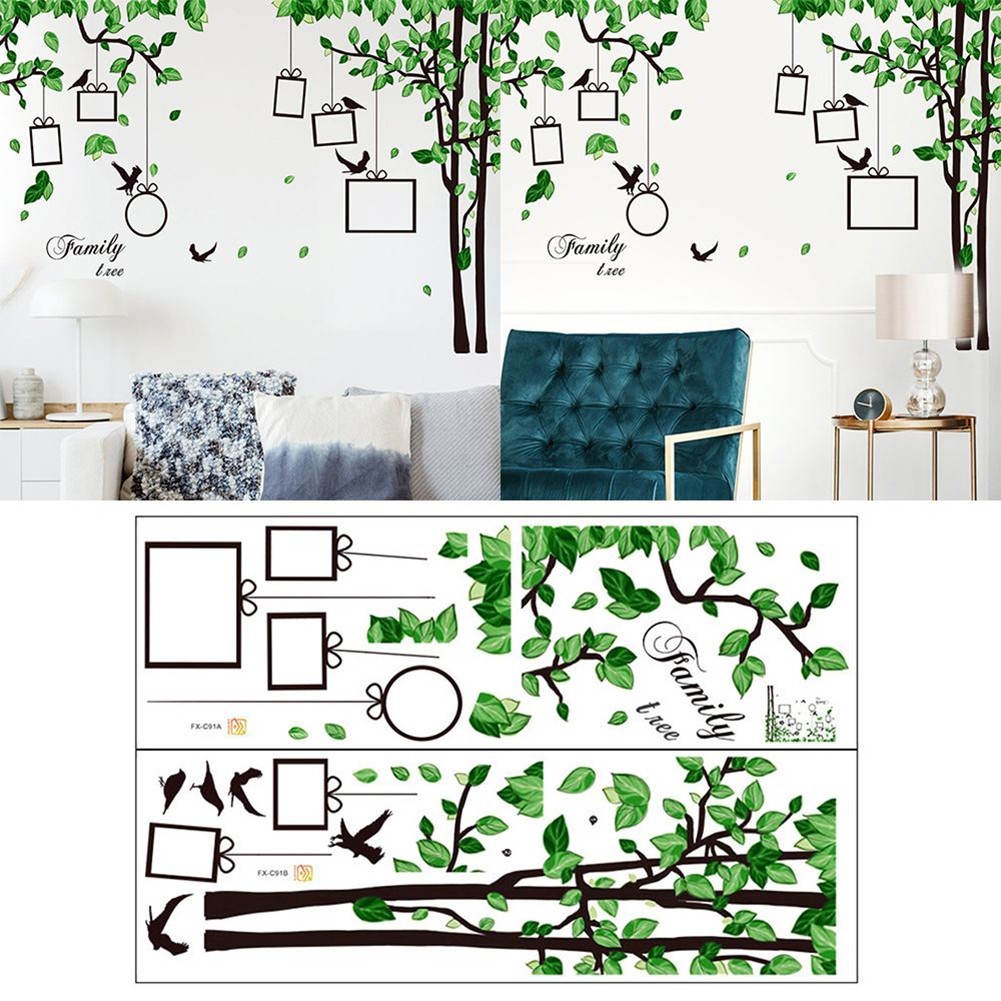 Family Tree Photo Frame Wall Decal Sticker Living Room Home Decor Removable