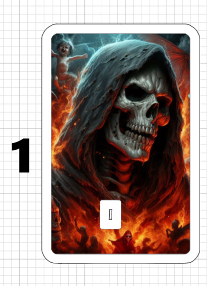 Grim Reaper ATM Debit Credit Card Skin Sticker Devil Demon Hell Death USA Fire