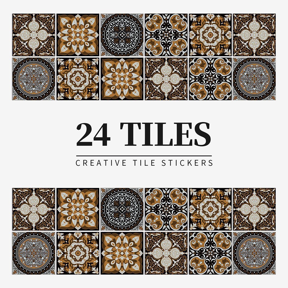 Oil Proof and Scratch Resistant for TILE Stickers for Kitchen and Bathroom Walls