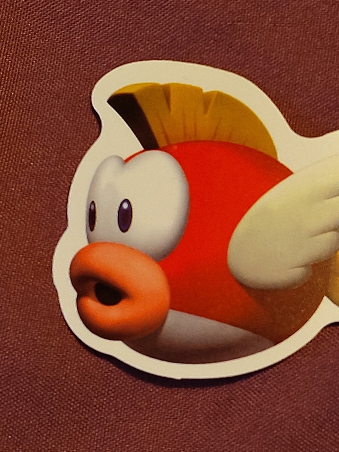 Cheep Cheep 2D Mushroom Kingdom Super Mario Enemies Sticker Decal 1.75"