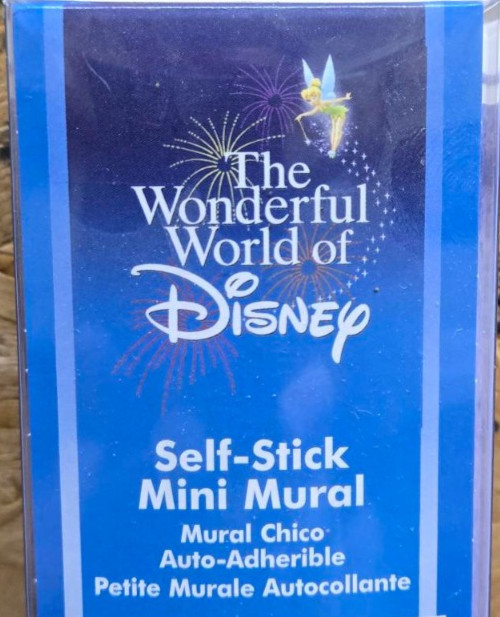 Disney Tinkerbell Self Stick Mini Mural Wall Decor Decal Peel & Stick Kid's Room