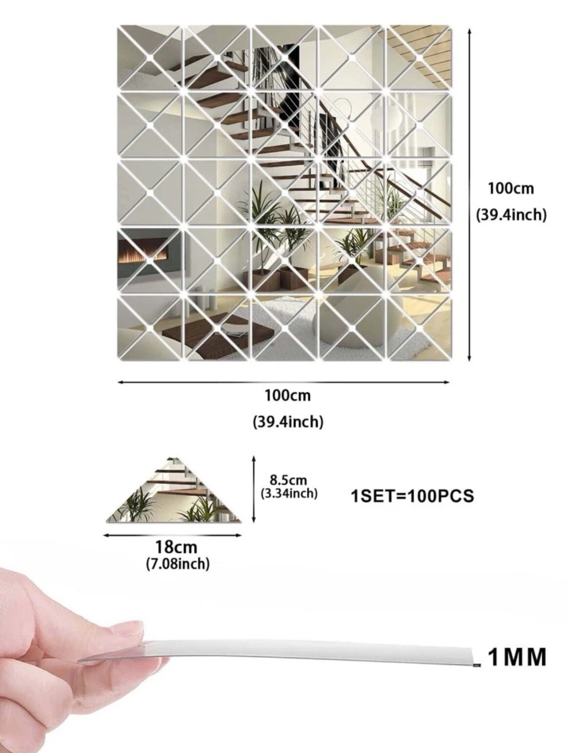 Mirror design for wall living room bedroom bathroom kitchen dining room or lobby