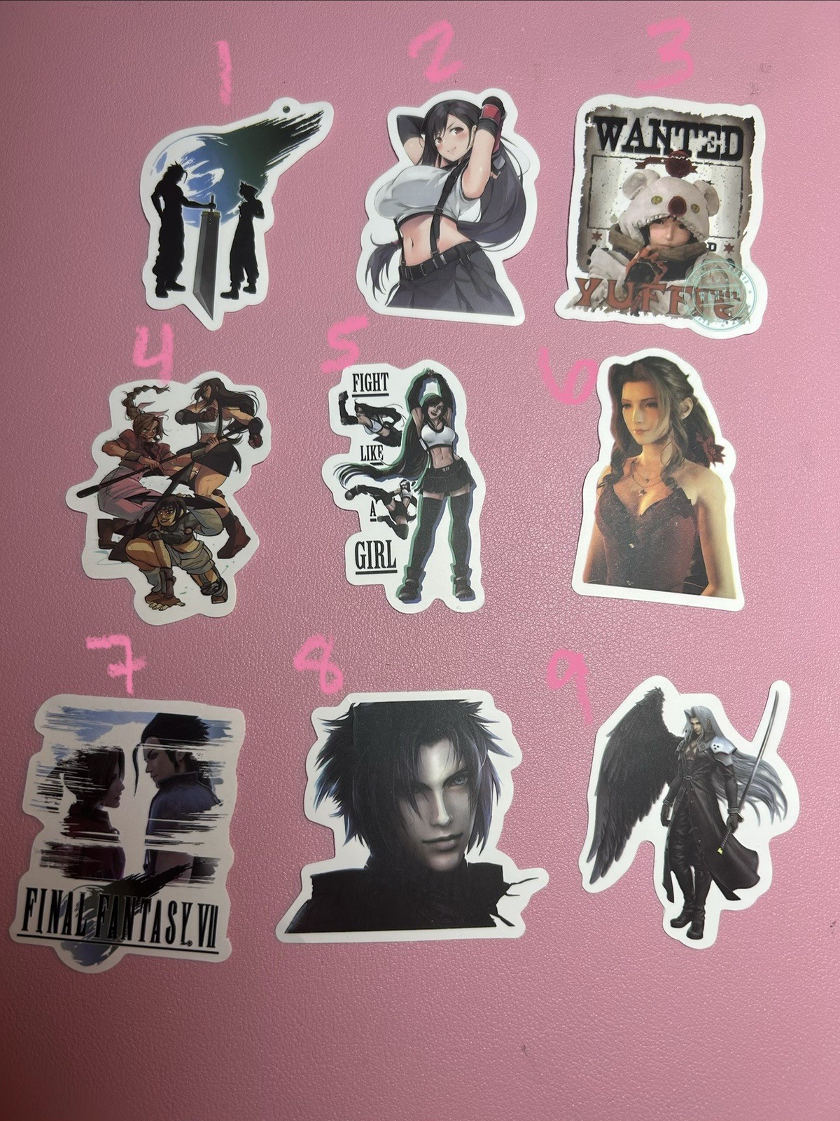 Final fantasy And More Anime Stickers