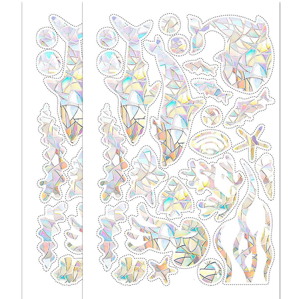 Hummingbird Static Window Clings anti Collision Window Decals for Bird Strikes