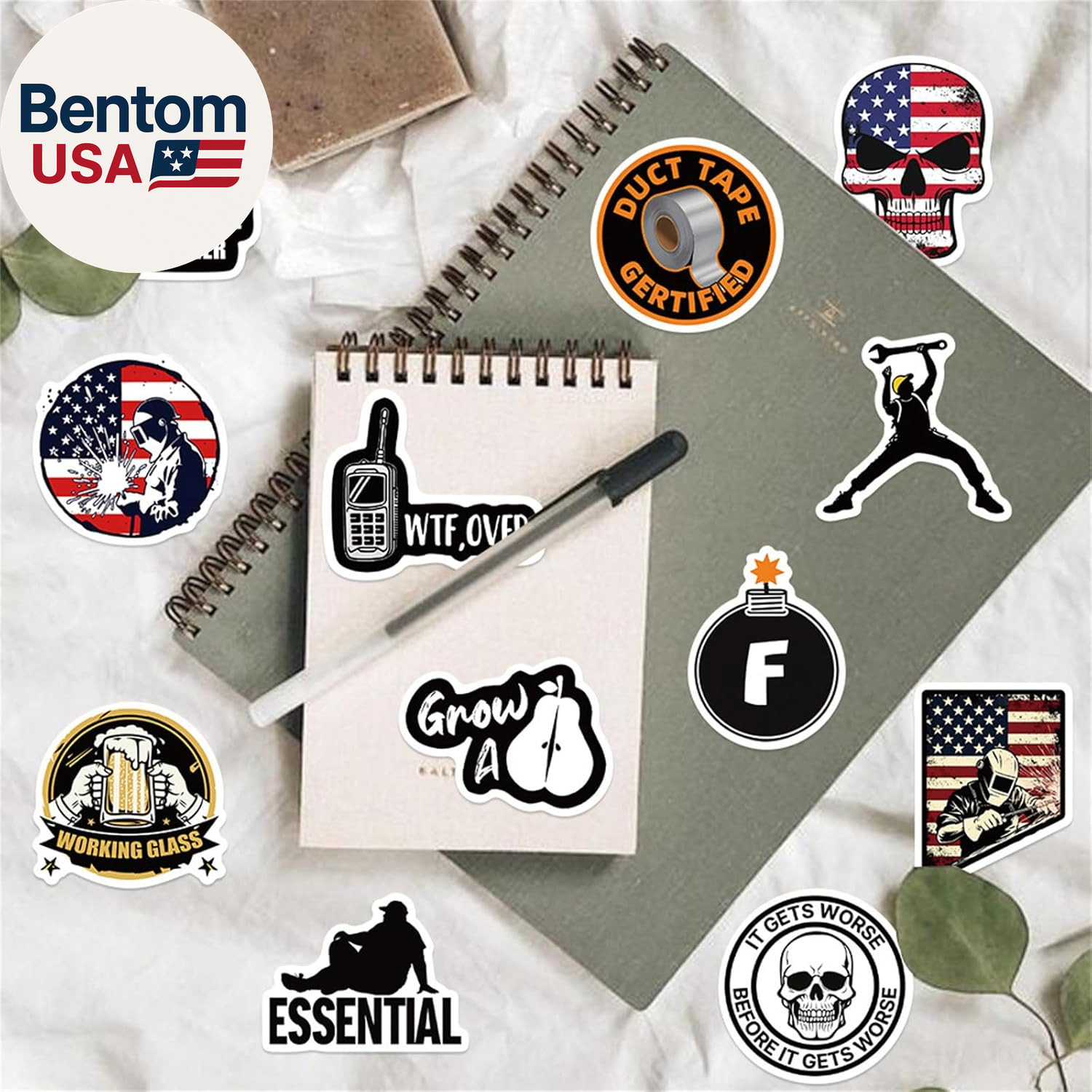 100 Pcs Funny Stickers for Adults (Dirty) Meme Water Bottles Sticker Pack Waterp