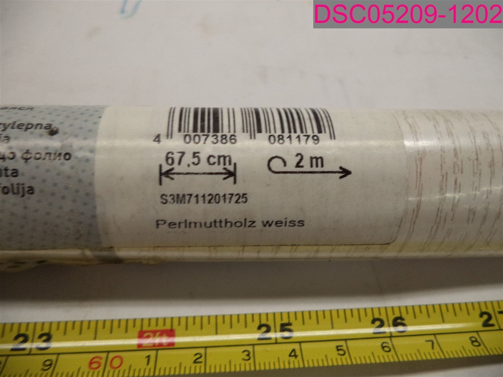 D-C-Fix DesignFolie Self-Adhesive Foil Film 67.5cm x 2m Mother of Pearl Wood Whi