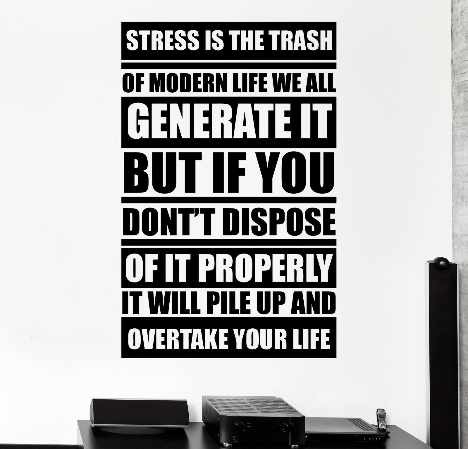 Wall Decal Motivation Inspirational Word of Wisdom Office Success Vinyl ed1920