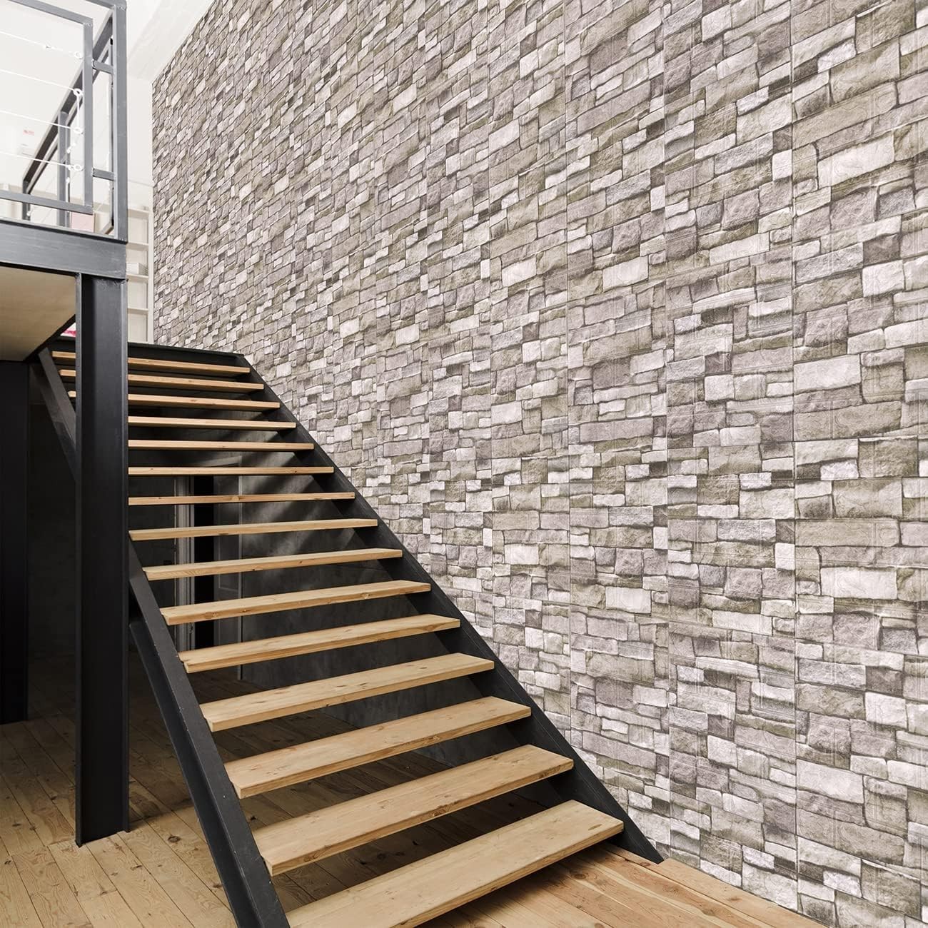 10PCS Waterproof 3D Foam Wall Panels in Rock Color – Style & Safety Combined