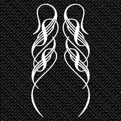 PINSTRIPE SET CHOPPER BIKE FENDER TANK CAR WINDOW VINYL DECAL STICKER (PS-29)