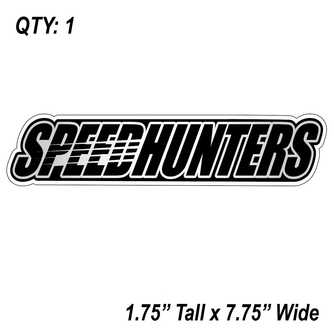 (1) Speed Hunter car Sticker Auto Race Drift JDM Decal Boost Tuner Euro Funny
