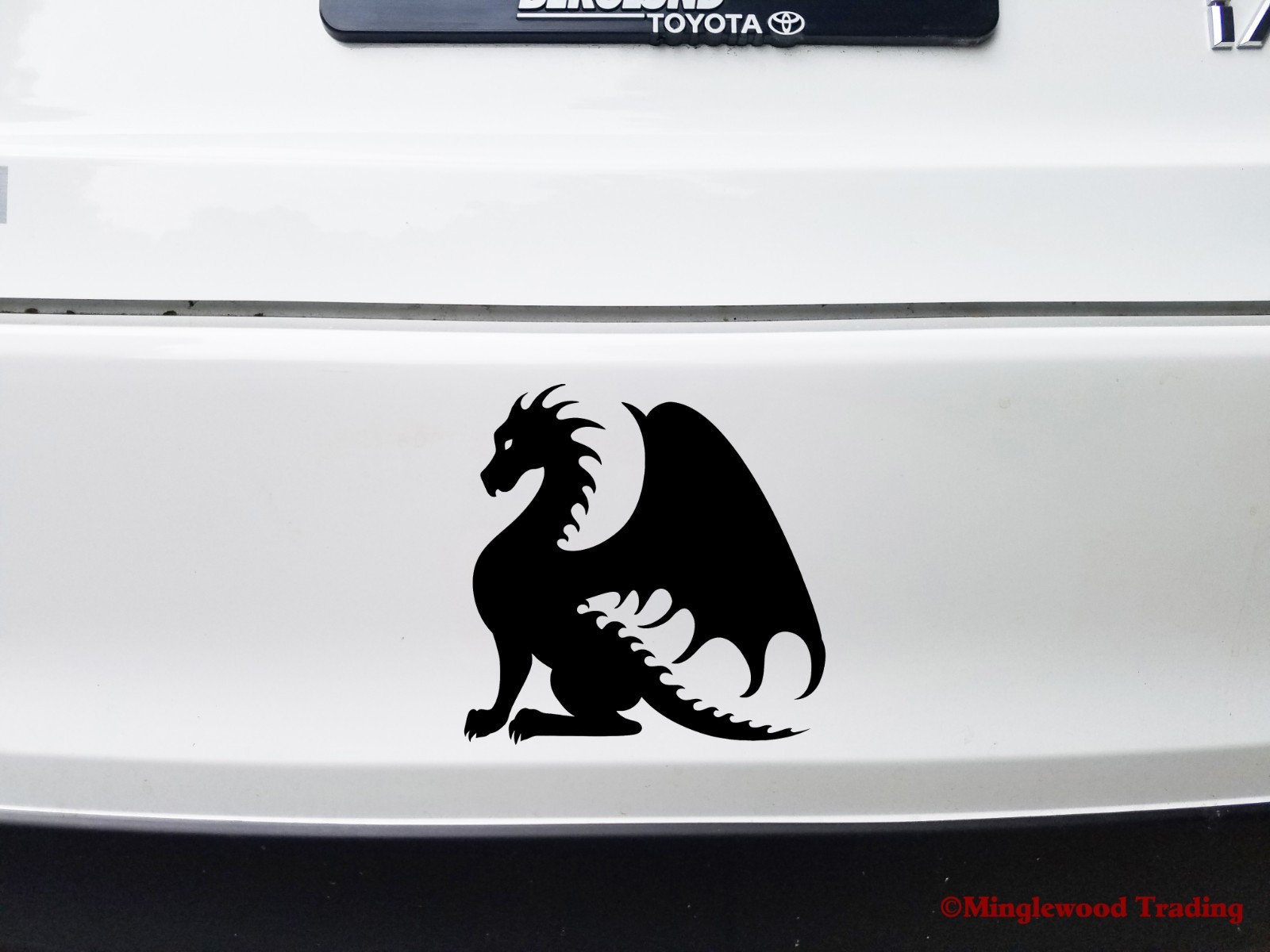 DRAGON Vinyl Decal Sticker – V3- Wyvern Fantasy Folklore Medieval Dungeons Fire