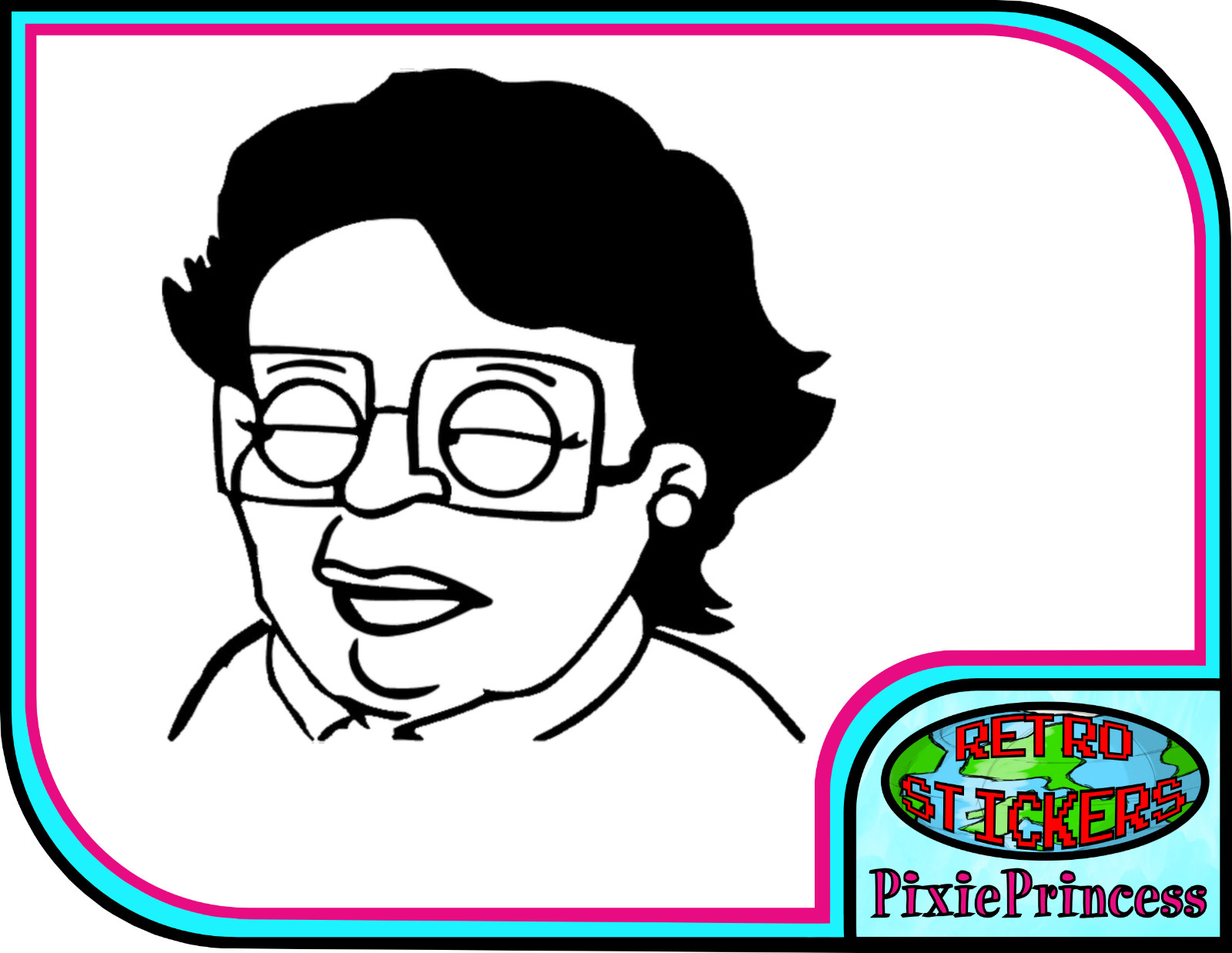 Family Guy Consuela E Vinyl Sticker Bike Car Window Wall Poster Art Cartoon