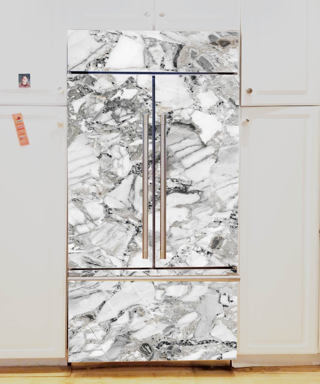 Fridge Vinyl Cover Peel Stick Wrap
