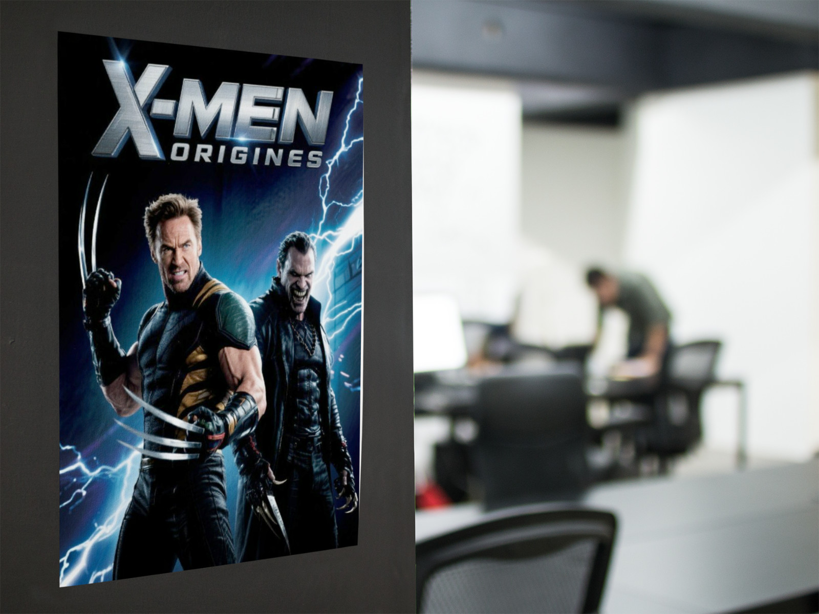 X-MEN ORIGINES Movie Wall Vinyl Decal Poster Canvas Print (Removable Adhesive)
