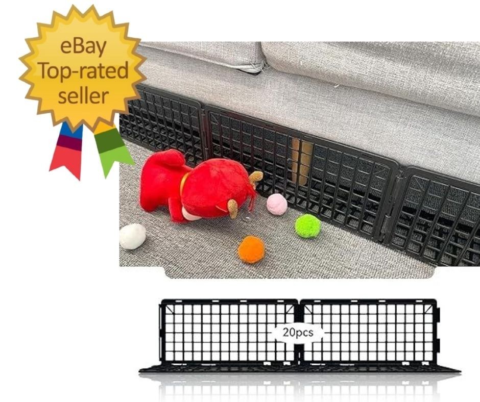 12 PCS Under Couch Blockers for Bed Couch Furniture Underneath Stop from Gett…