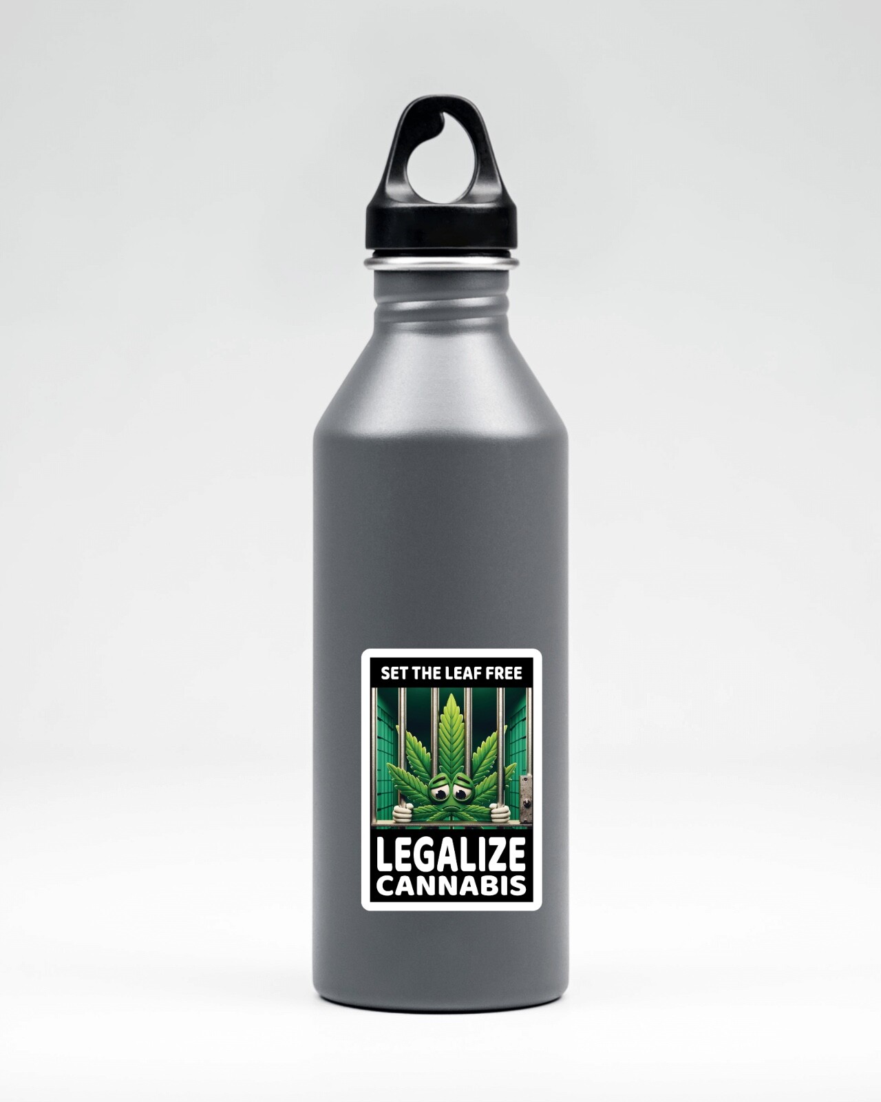 Set the Leaf Free, Legalize Cannabis 2×3" Waterproof Vinyl Decal – Free Shipping