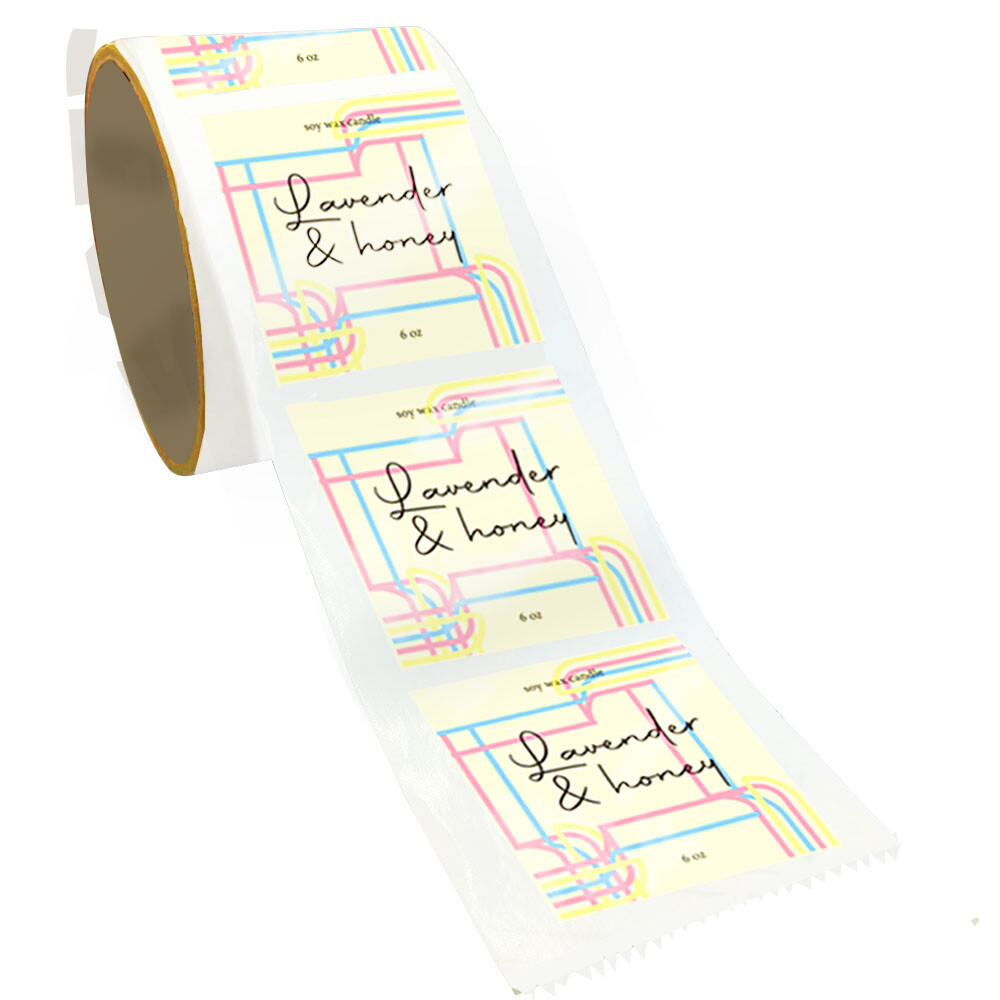 Square / Rectangle Custom Printed Stickers Labels Full Color Stickers & Labels