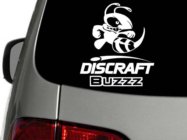Discfraft Buzz Disc Golf 7 x 5.5 in Vinyl Decal Car Truck Wall Sticker