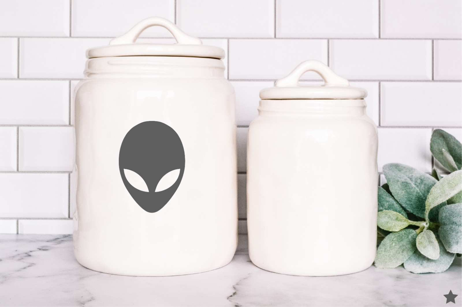 Alien Head Decal Sticker Greys UFO Space Men Ship Classified Area 51 Night Sky