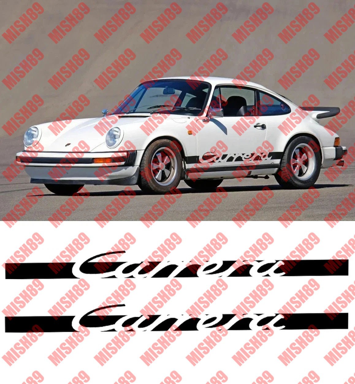 911 Carrera Side Decal Door Decal Carrera S Vinyl Sticker – Any Color