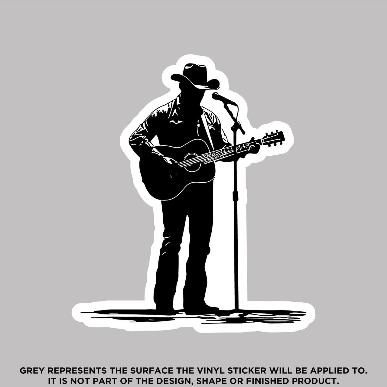 Country Music Singer With Guitar