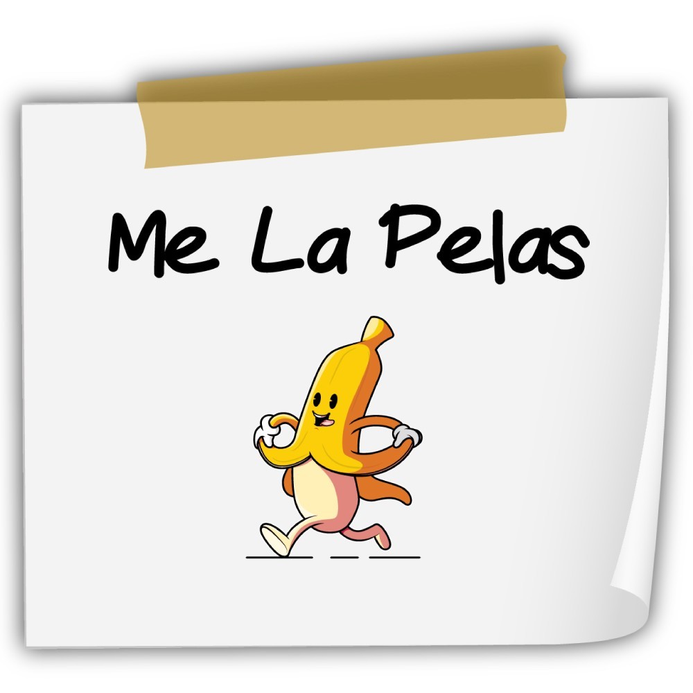 Me La Pelas Cut To Shape Vinyl Sticker