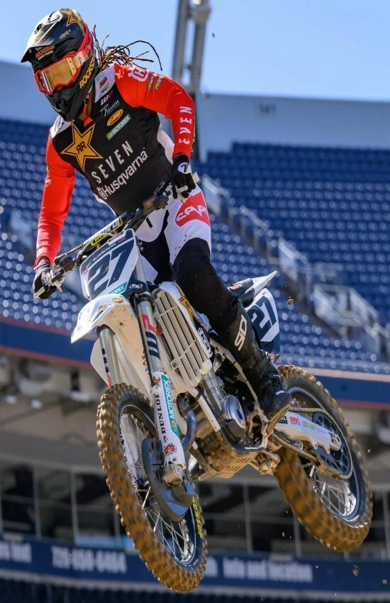 Malcolm Stewart MOTOCROSS Wall Vinyl Decal Poster Print (Removable Adhesive)