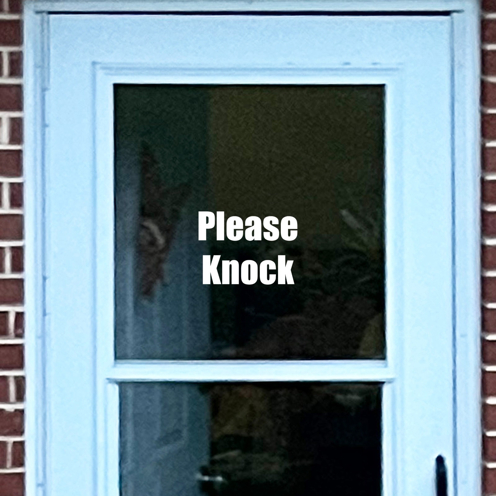 Please Knock Sticker Doorway Decals